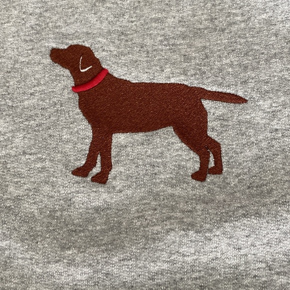 Chocolate lab Embroidered Sweatshirt - Picture 3 of 3